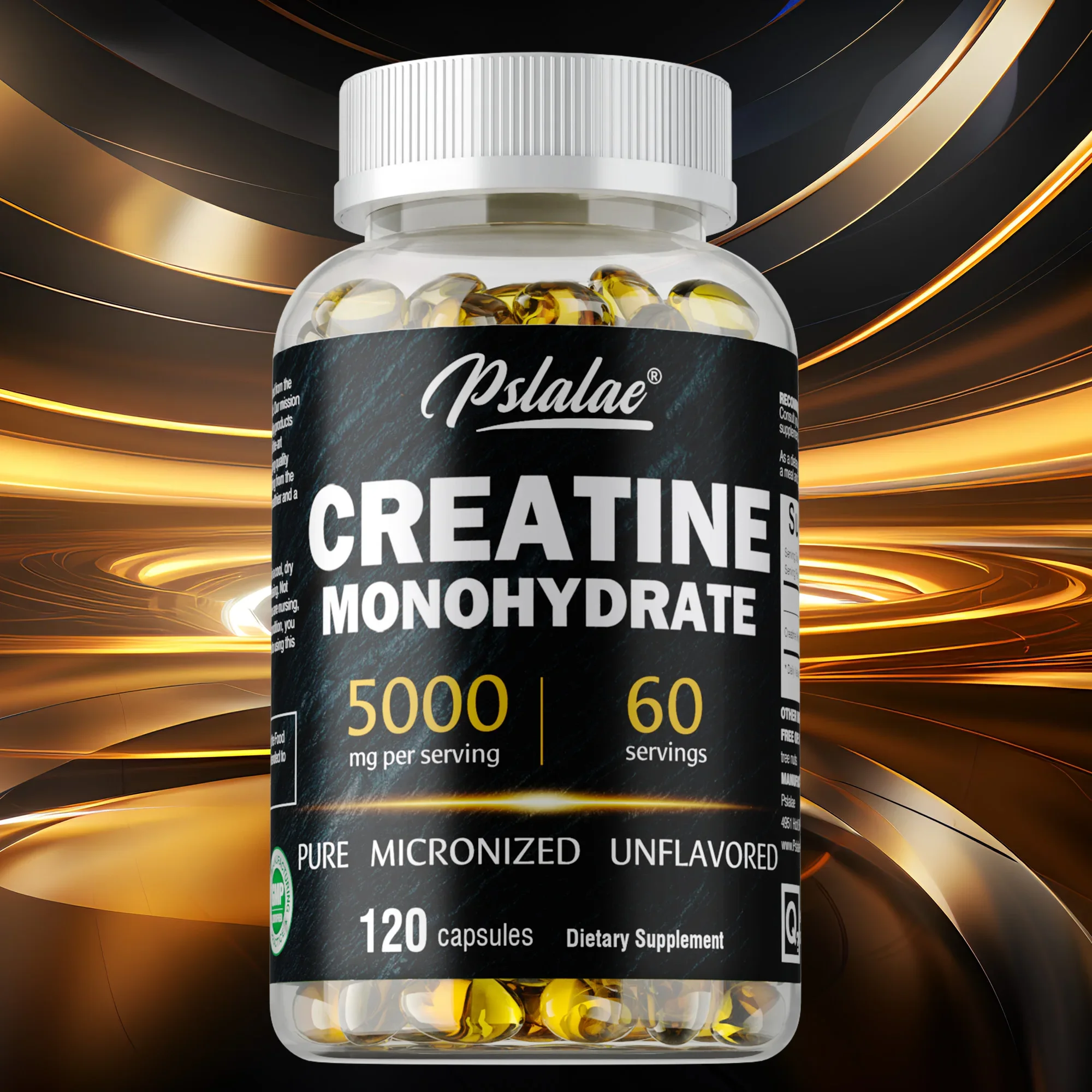 Creatine Monohydrate Capsules – 120 Capsules